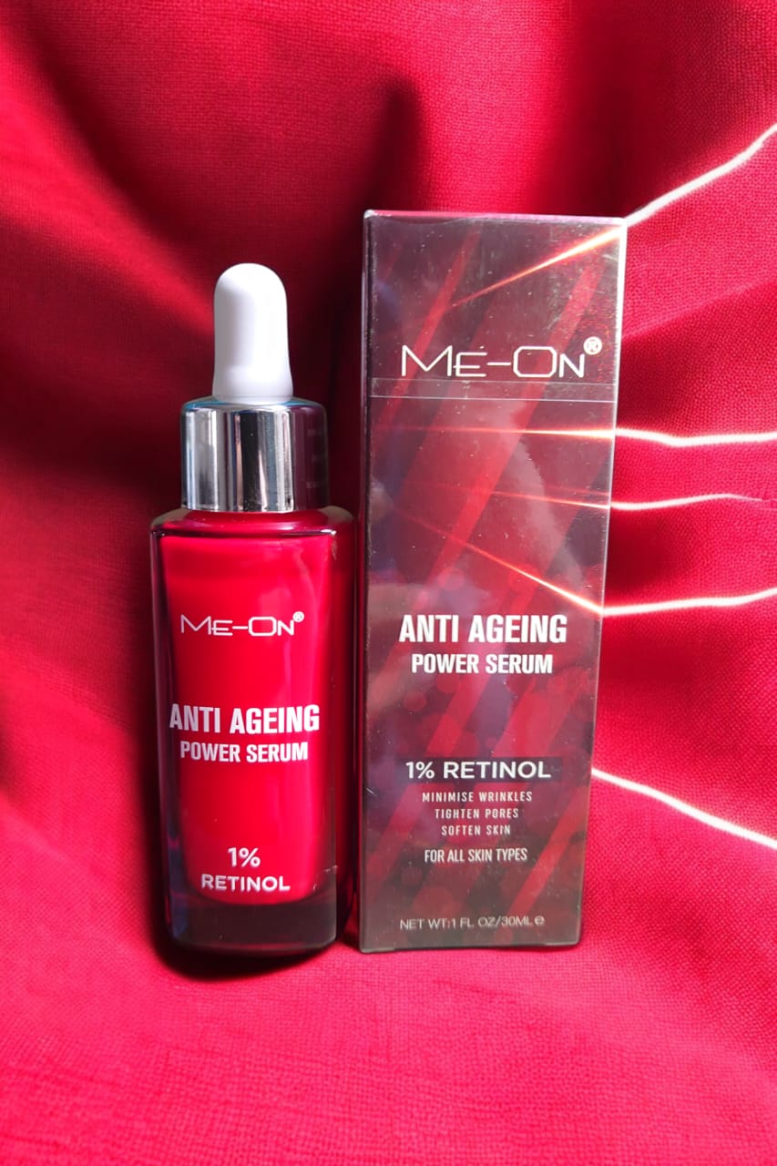MEON Anti-Ageing Power Serum – 1% Retinol for Wrinkle Reduction & Skin Firming (30ml)