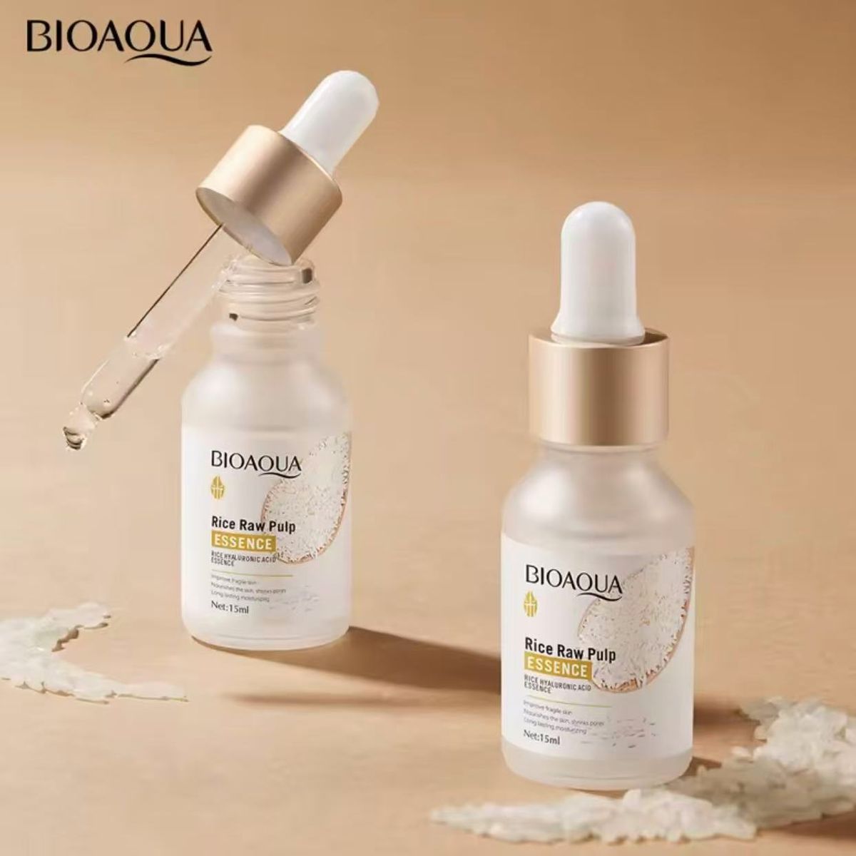 Bioaqua Rice Raw Pulp Essence – 15ml – High Quality