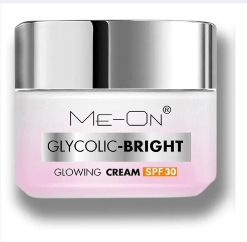 ME-ON Glycolic Bright Glowing Cream with SPF 30 – Skin Brightening & Spot Correction (50g)