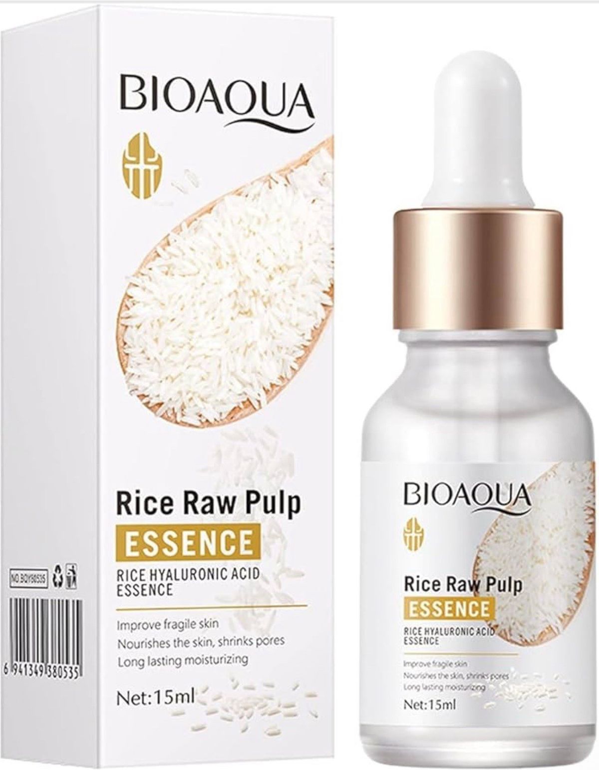Bioaqua Rice Raw Pulp Essence – 15ml – High Quality