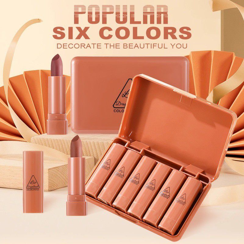 Long-Lasting Lipstick – Pack of 6