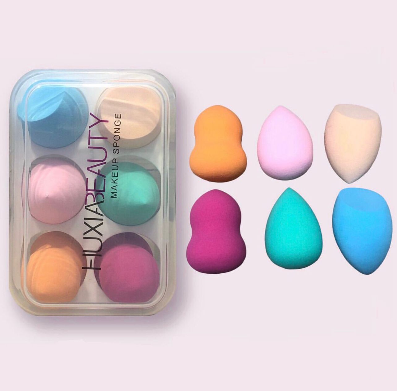 HUXIA BEAUTY 6-Pcs Makeup Sponge Set