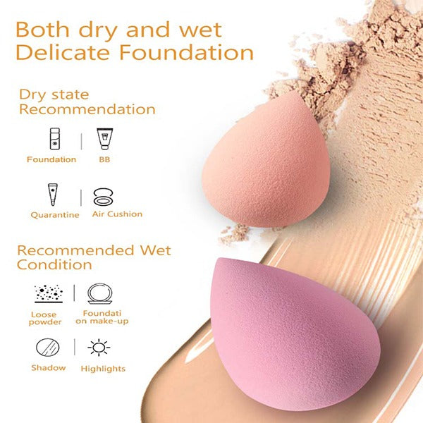 HUXIA BEAUTY 6-Pcs Makeup Sponge Set
